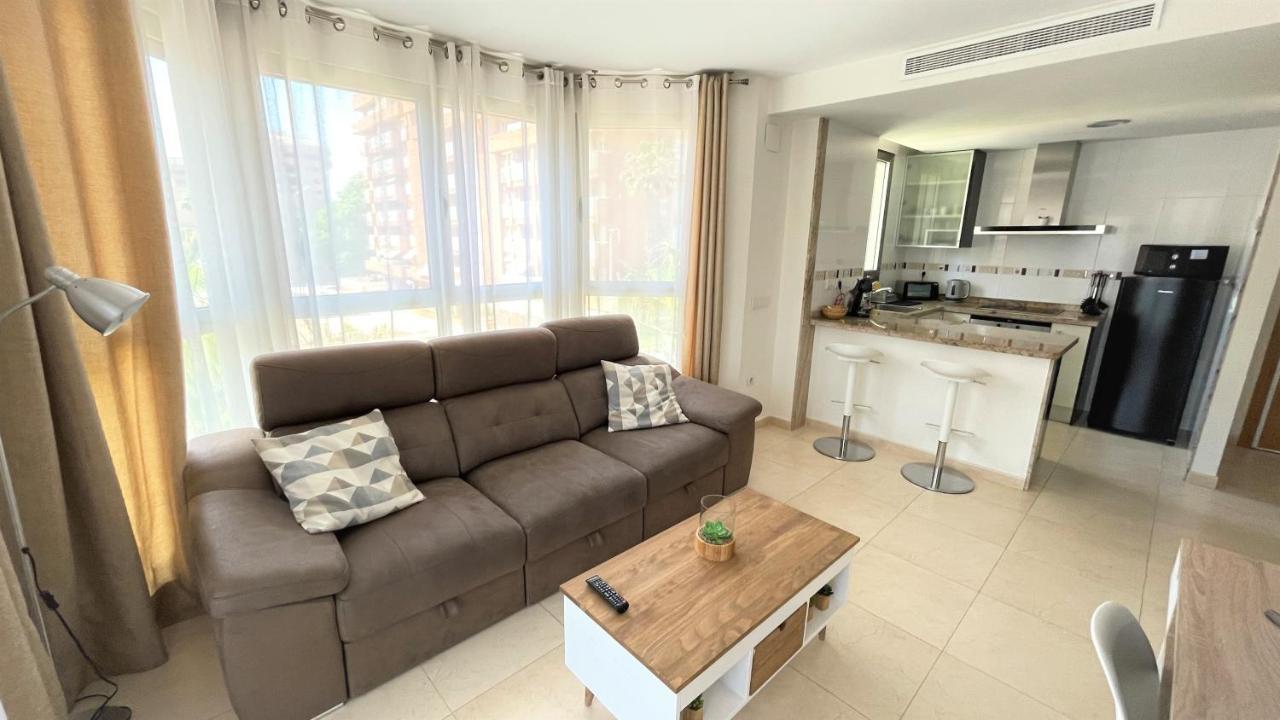 Beach Valencia Luxury A40-35 Apartment With Terrace And Sea Views Ngoại thất bức ảnh