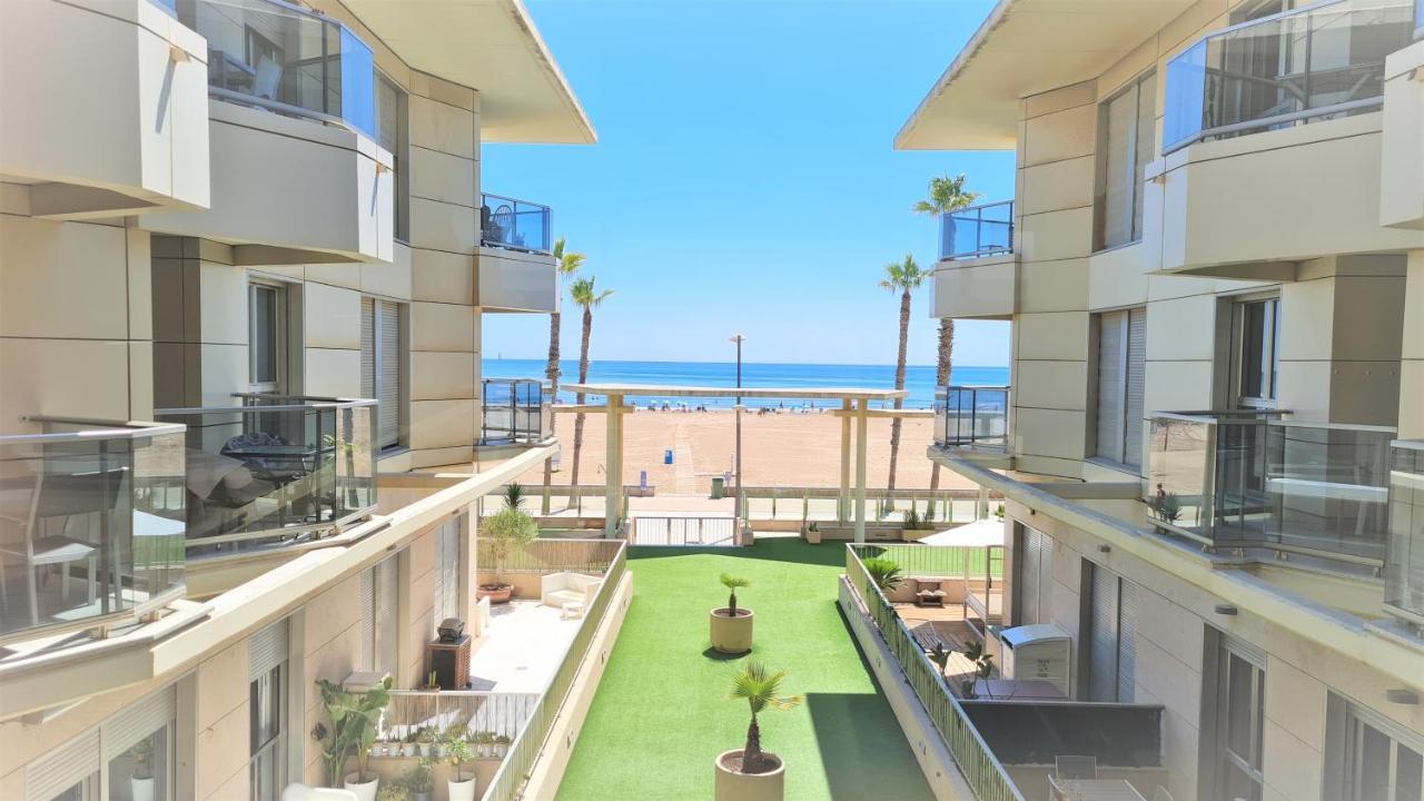 Beach Valencia Luxury A40-35 Apartment With Terrace And Sea Views Ngoại thất bức ảnh