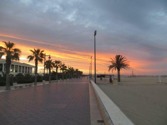 Beach Valencia Luxury A40-35 Apartment With Terrace And Sea Views Ngoại thất bức ảnh